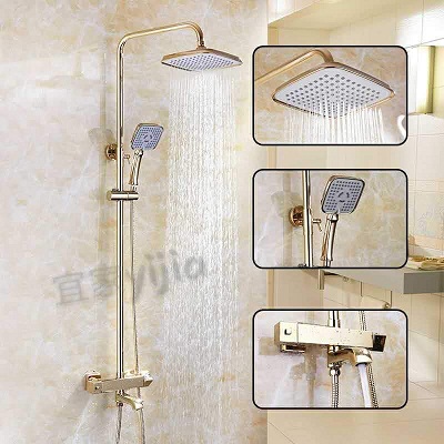 Sen cây tắm nóng lạnh mạ vàng HCG 6912 - Image 6