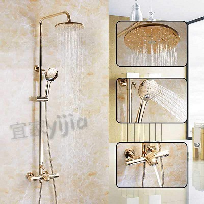 Sen cây tắm nóng lạnh mạ vàng HCG 6912C - Image 5