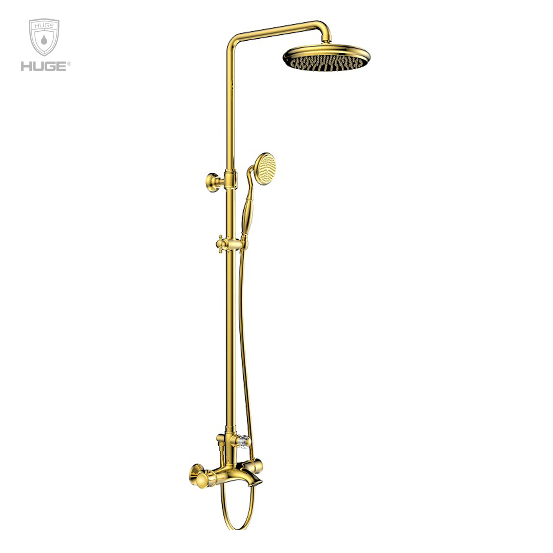 Sen cây tắm nóng lạnh màu đen Huge H-S6266B1 - Image 6