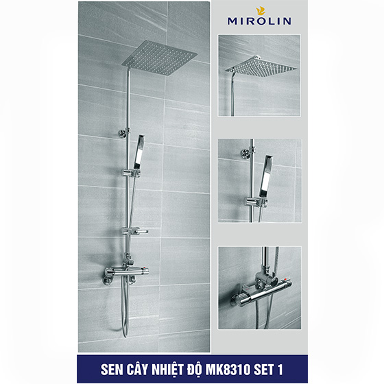 Sen cây tắm nóng lạnh Mirolin MK 6699-Set 2 (Bát 25x25cm) - Image 3