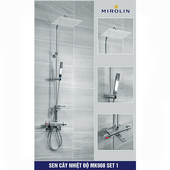 Sen cây tắm nóng lạnh Mirolin MK 6699-Set 3 (Bát 20x20cm) - Image 3