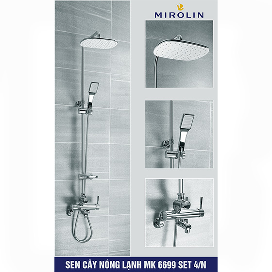 Sen cây tắm nóng lạnh Mirolin MK6688 SET 4 N - Image 3