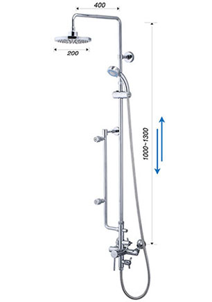 Sen cây tắm tắm nóng lạnh Caesar S578C - Image 4