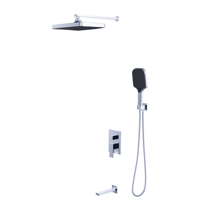Sen cây tắm vuông nóng lạnh Caesar S648C - Image 5
