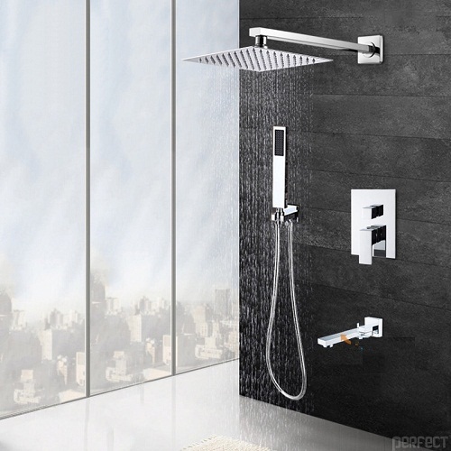 Sen tắm âm trong tường nóng lạnh Miken MKAT- HI05006A (Bát sen 57x27cm) - Image 3