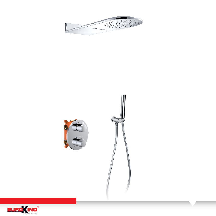 Sen tắm âm tường bát gắn tường Euroking EU-1460900 (Bát sen gắn tường 600x251mm)