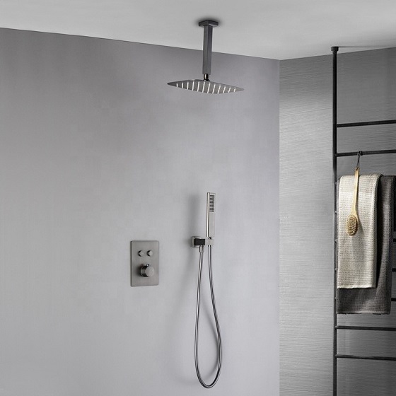 Sen tắm âm tường bát tường màu xám ghi Gray Miken MKAT- H407GR (Bát 30x30cm) - Image 6