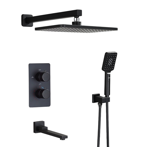 Sen tắm âm tường có hiển thị nhiệt độ Miken HM-50202-BMS (Bát trần 30x30cm) - Image 3