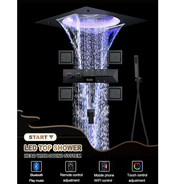 Sen tắm âm tường mạ màu vàng HD-M7-3 (Đặt hàng 7-15 ngày) - Image 3