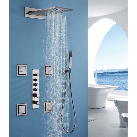 Sen tắm âm tường nhiệt độ bát tường hoặc trần Miken MKAT- AL-PTSS04GR (Bát 30x30cm) - Image 6