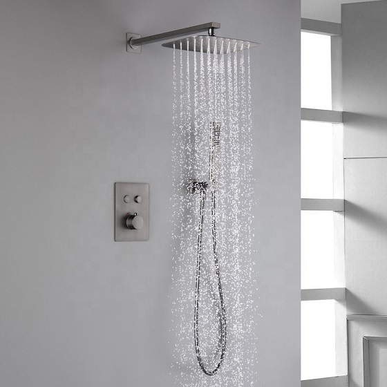 Sen tắm âm tường nhiệt độ bát tường màu xám ghi Gray Miken MKAT- 5011GR (Bát 55x23cm) - Image 4
