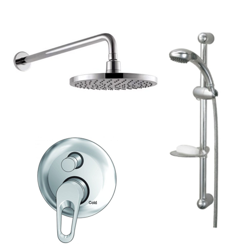 Sen tắm âm tường nhiệt độ Inox304 Miken AH323SGG19 (Bát 30x30cm) - Image 4