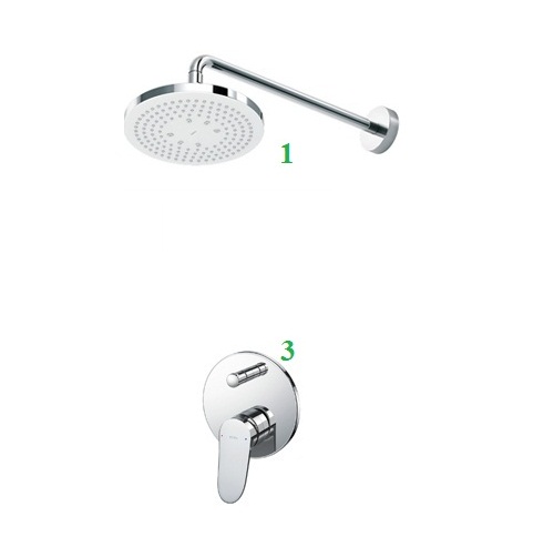 Sen tắm âm tường Toto DBE198CHL-DP411-DV410 - Image 3