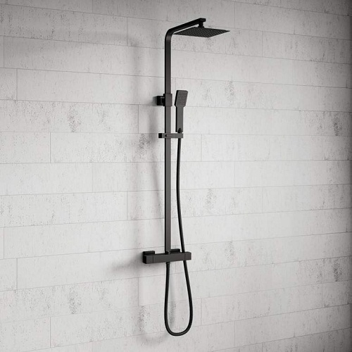 Sen tắm mạ màu đen âm tường nhiệt độ Miken HD-00269 (Bát 40x40cm) - Image 6