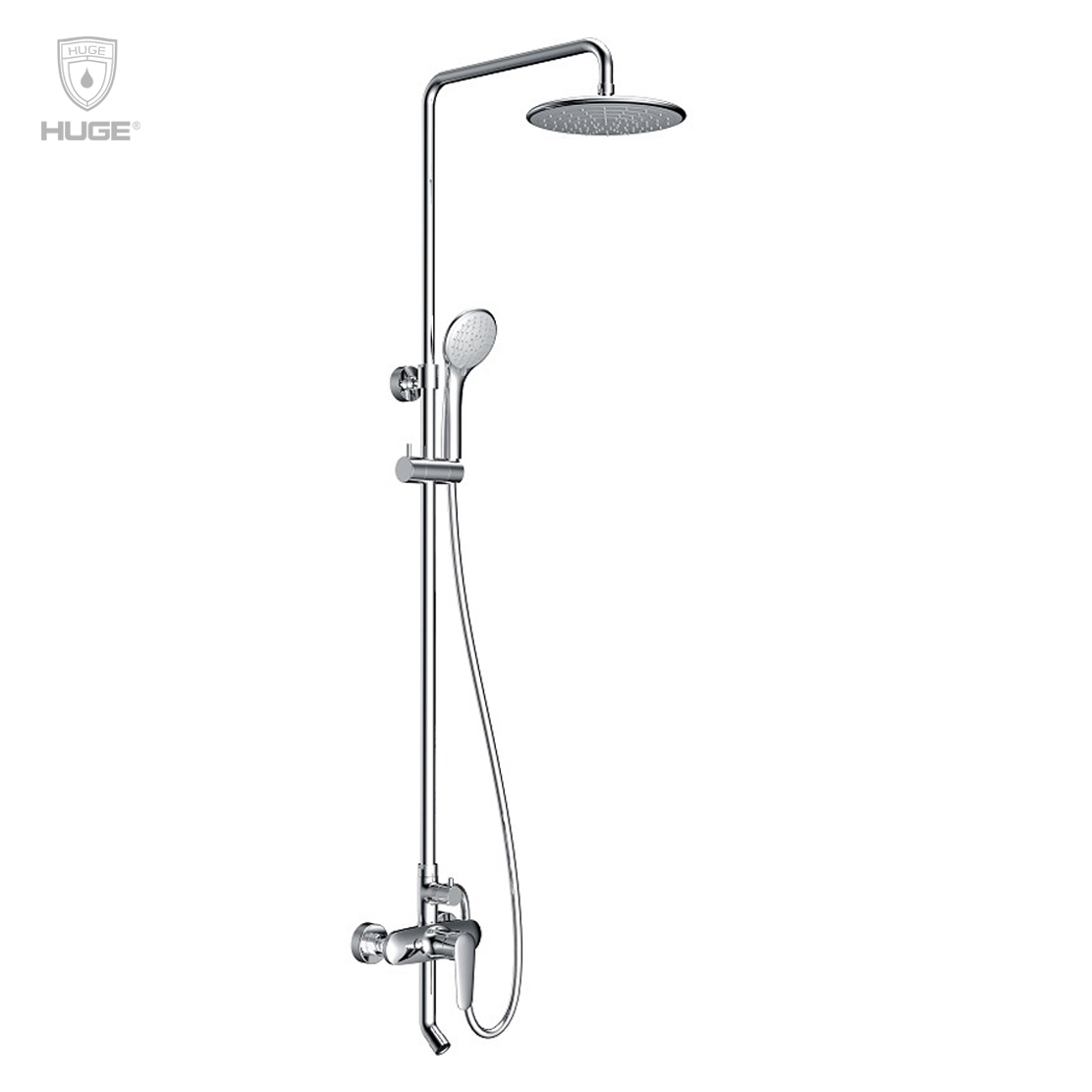 Sen tắm nhiệt độ âm trần màu đen Huge H-ST666B - Image 4
