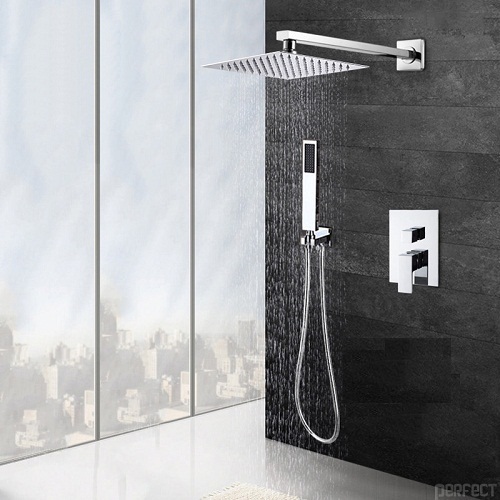 Sen tắm nhiệt độ âm tường mạ Crom Miken HI52980 (Bát 320x320mm) - Image 5