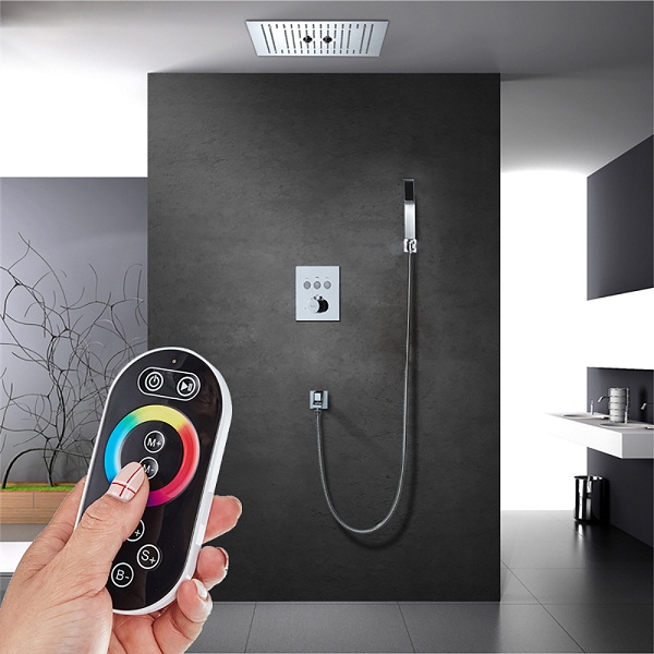 Sen tắm nhiệt độ âm tường mạ màu vàng Miken HI52980GM (Vàng bóng hoặc vàng mờ) - Image 5