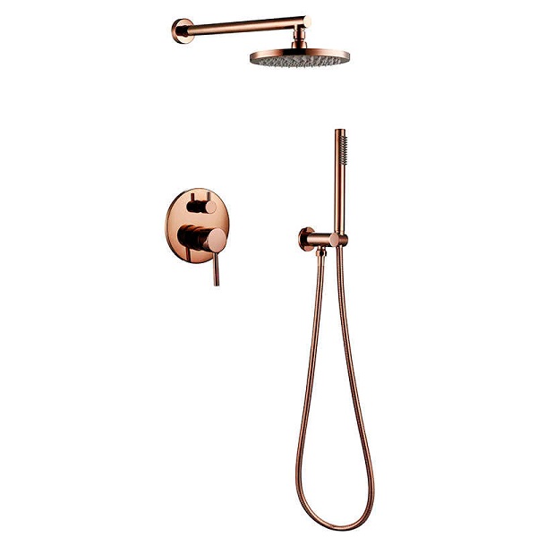 Sen tắm nhiệt độ âm tường mạ vàng Miken HI1512203G (Bát 60x80cm - Iphone điều khiển nhạc) - Image 3