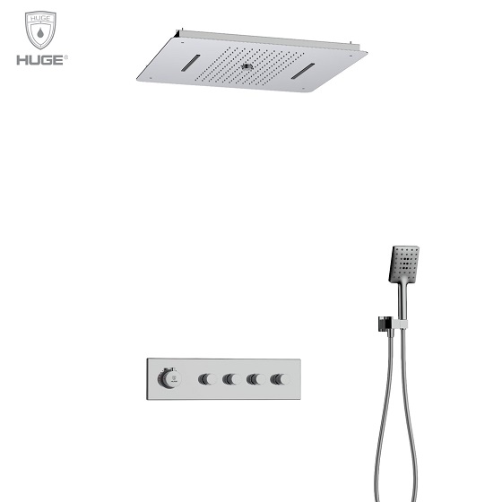 Sen tắm nhiệt độ âm tường màu đen Huge H-ST066B - Image 4