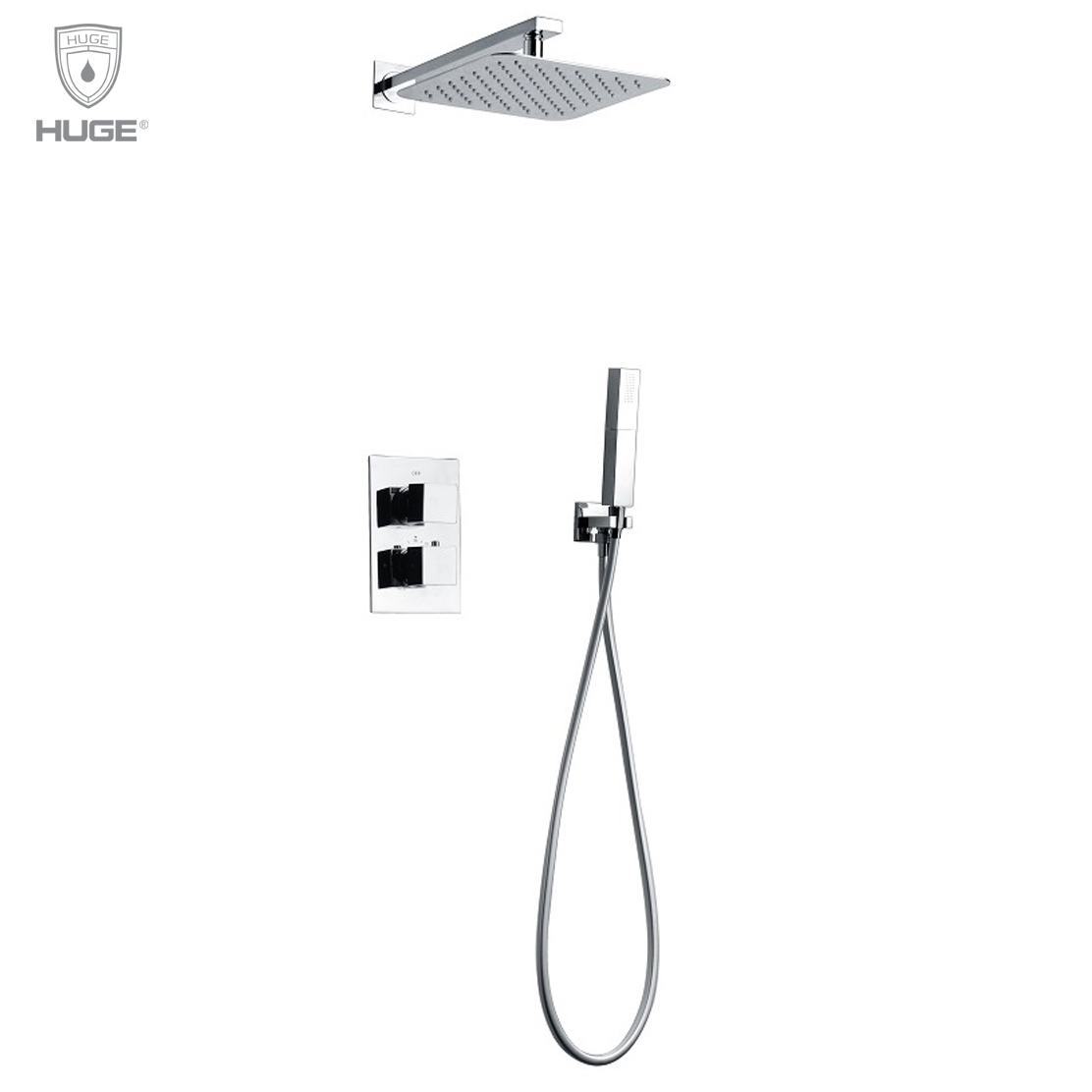 Sen tắm nhiệt độ âm tường màu đen Huge H-ST066B - Image 5