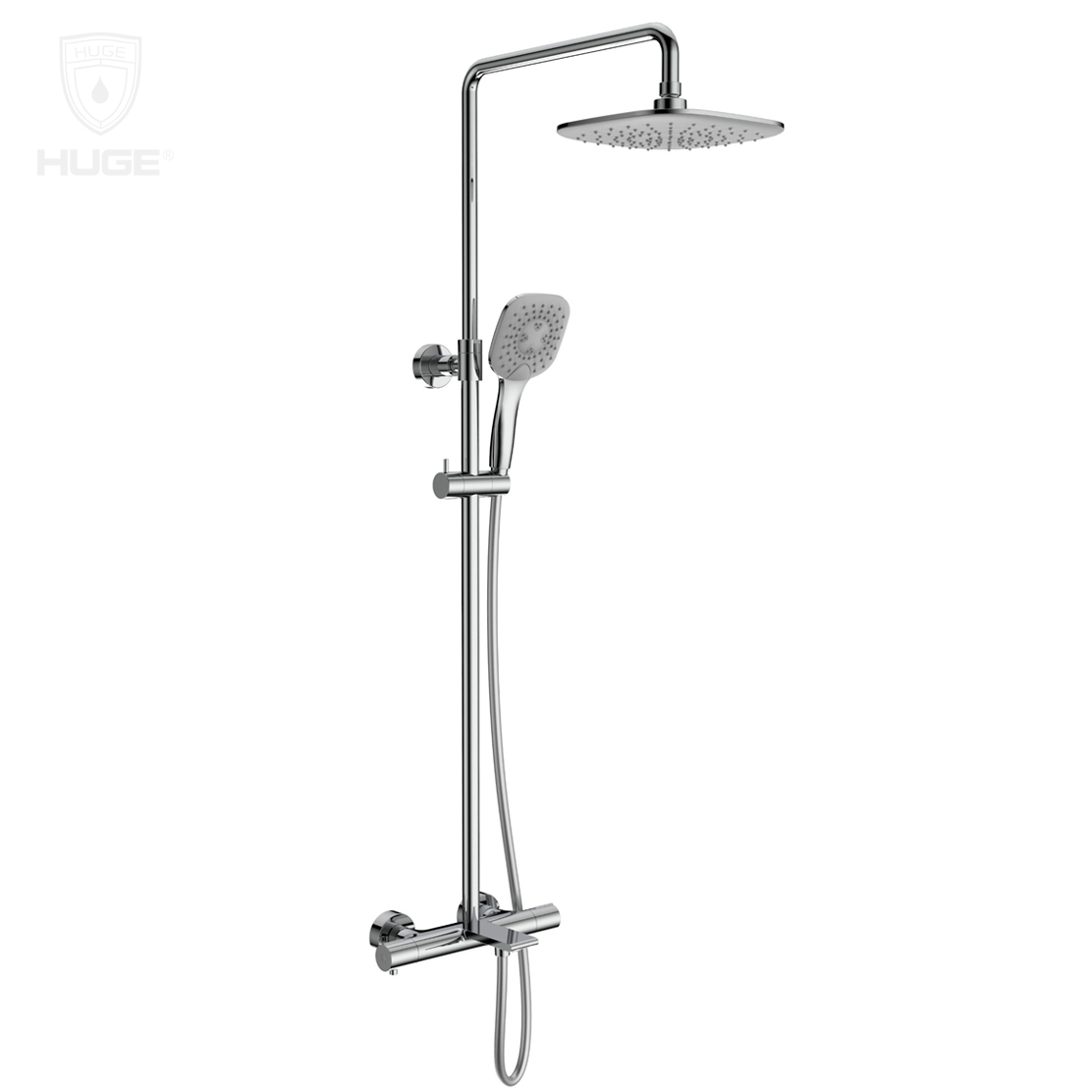 Sen tắm nhiệt độ âm tường màu đen Huge H-ST066B - Image 6