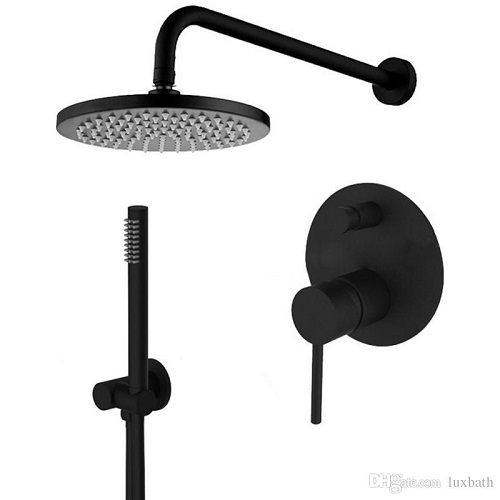 Sen tắm nhiệt độ âm tường màu đen Miken HI52980B (Bát 320x320mm) - Image 5