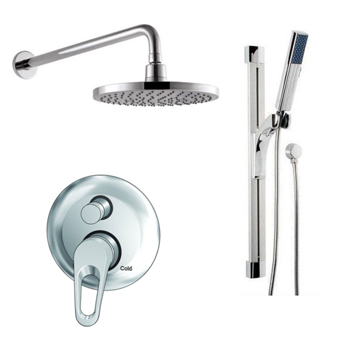 Sen tắm nhiệt độ âm tường màu ghi Miken MJ060400GR - Image 4
