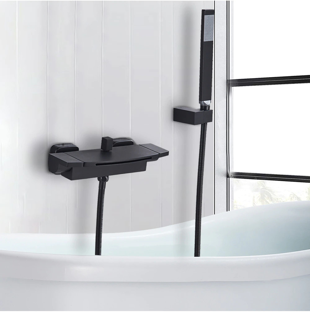 Sen tắm nhiệt độ mạ màu vàng hồng Rose gold Miken MKS- 8025RG - Image 3