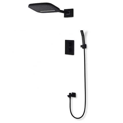 Sen tắm nóng lạnh âm tường màu đen HI05019A (Bát sen 71x43cm) - Image 6