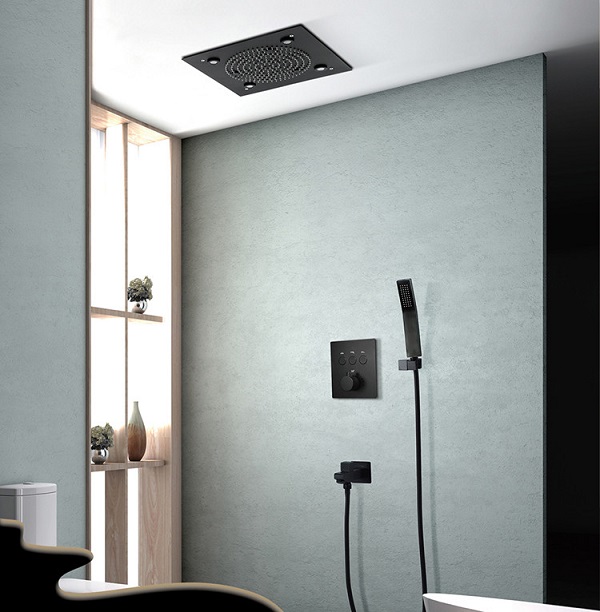 Sen tắm nóng lạnh âm tường màu đen MKAT-5023B - Image 5