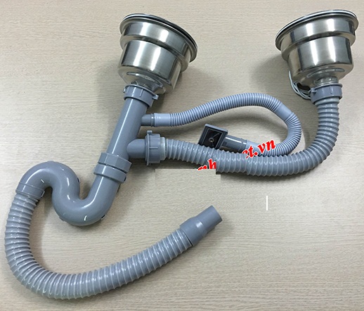 Siphon chậu rửa bát 1 hộc KLUGER KSP-301 - Image 6