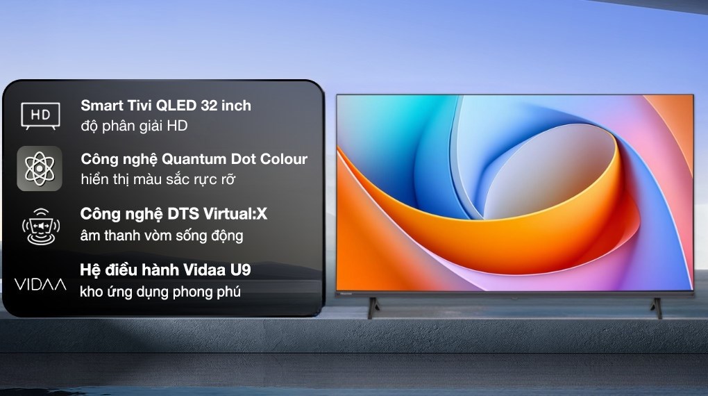 Smart Tivi QLED Hisense 32 inch 32Q5S