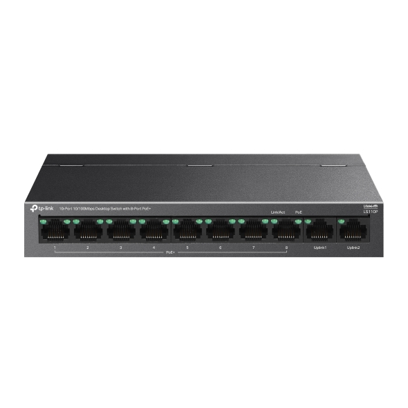 Switch TP-Link LS110P (10/100Mbps/ 8 Cổng/ 8 cổng PoE/ Vỏ kim loại)