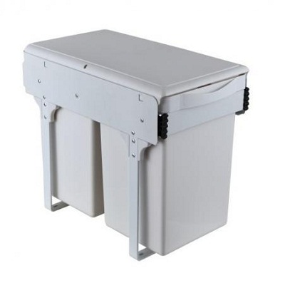 Thùng rác tủ bếp Ecolife ECO B01 (8L-245x245x270mm) - Image 4