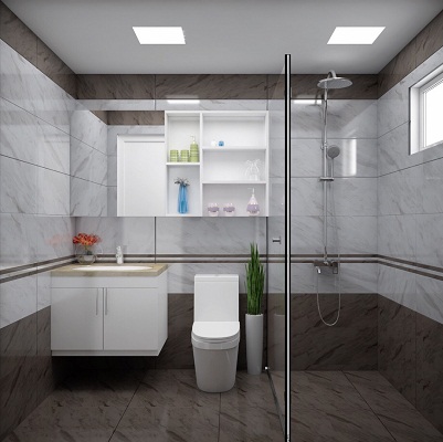 Tủ chậu lavabo may đo vân gỗ nhựa Picomat HMT-100 (Tự chọn kích thước) - Image 4