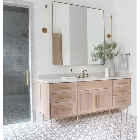 Tủ chậu lavabo may đo vân gỗ nhựa Picomat HMT-107 (Tự chọn kích thước) - Image 6