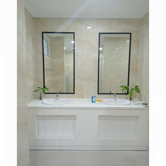Tủ chậu lavabo may đo vân gỗ nhựa Picomat HMT-114 (Tự chọn kích thước) - Image 5