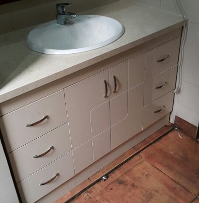 Tủ chậu lavabo may đo vân gỗ nhựa Picomat HMT-98 (Tự chọn kích thước) - Image 6