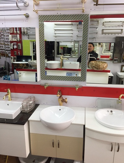 Tủ chậu lavabo nhựa Picomat theo yêu cầu HM81-1300x480mm (Tự chọn kích thước - Chưa gồm chậu, vòi) - Image 6