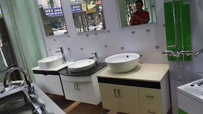 Tủ chậu lavabo Picomat theo yêu cầu HM75 700x420mm (Tự chọn kích thước - Chưa gồm chậu, vòi) - Image 3