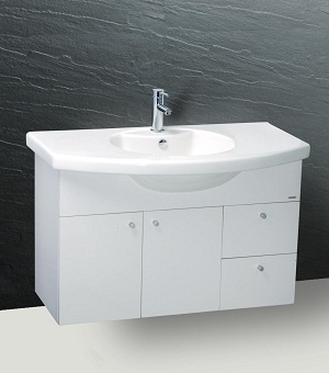 Tủ chậu lavabo treo tường Caesar LF5255-EH154WG - Image 3