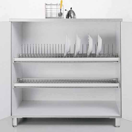 Tủ kho 4 tầng cánh mở inox nan Grob UB-460S - Image 3
