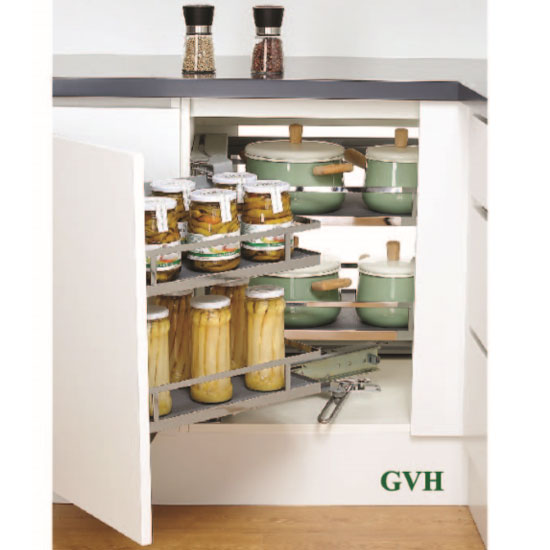 Tủ kho 4 tầng cánh mở inox nan Grob UB-460S - Image 5