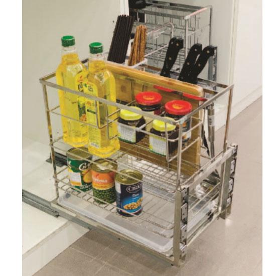 Tủ kho 4 tầng inox nan dẹt Grob GM-460 - Image 4