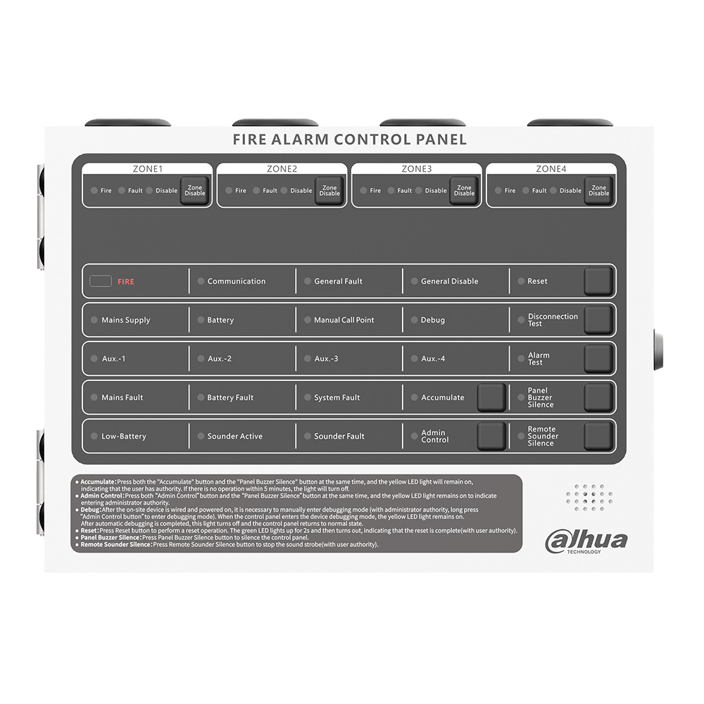Tủ trung tâm báo cháy Dahua 4 kênh DHI-HY-C102-4