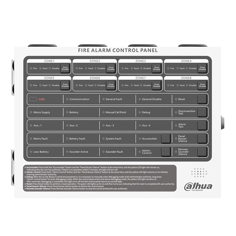 Tủ trung tâm báo cháy Dahua 8 kênh DHI-HY-C102-8