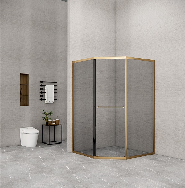 Vách kính nhà tắm Flight FLS-P21 Black - Image 3