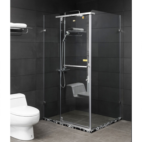 Vách kính nhà tắm màu chrome Fendi FIV-1X3 (900x900x1900mm) - Image 3
