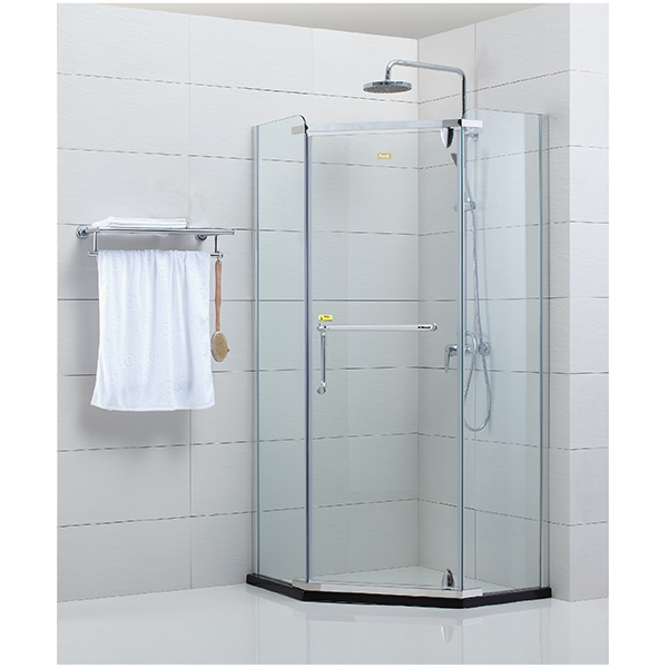 Vách kính tắm khung mạ vàng theo yêu cầu Fendi FKP-3X4G (1800x2000 mm) - Image 3