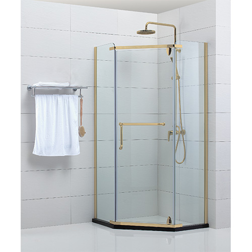 Vách kính tắm mạ vàng Fendi FDG-1X3 (1100x900x2000) - Image 4